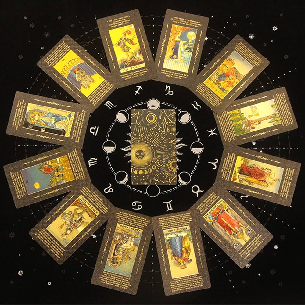Tarot card Reader SEO Illustration