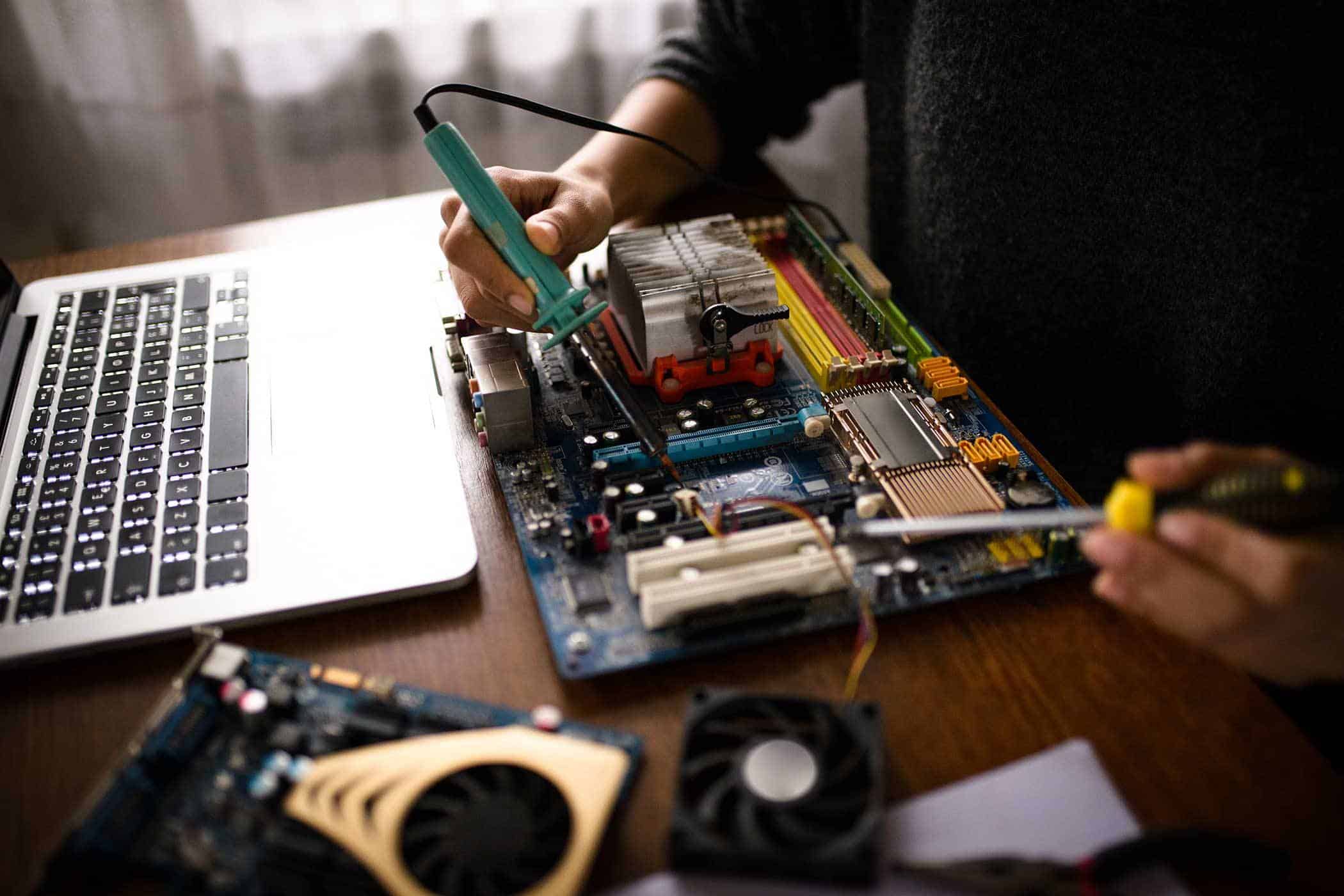 Diagnosing electronics with tools