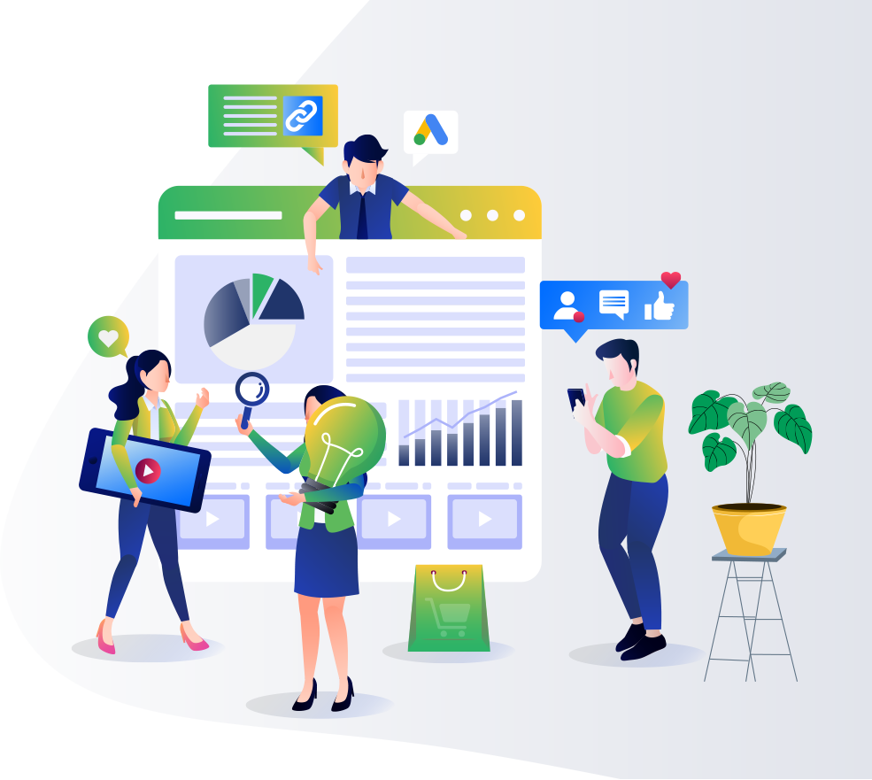 Digital Marketing Illustration