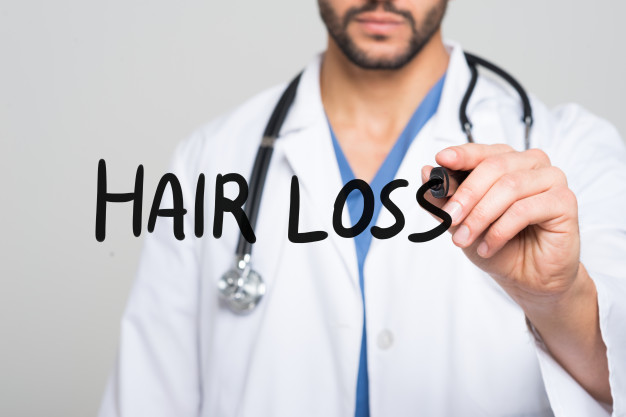 Hair Transplant SEO Illustration