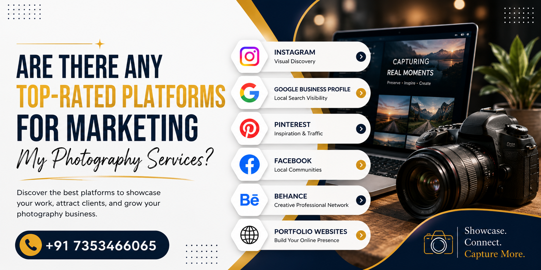 Top-rated platforms for marketing photography services