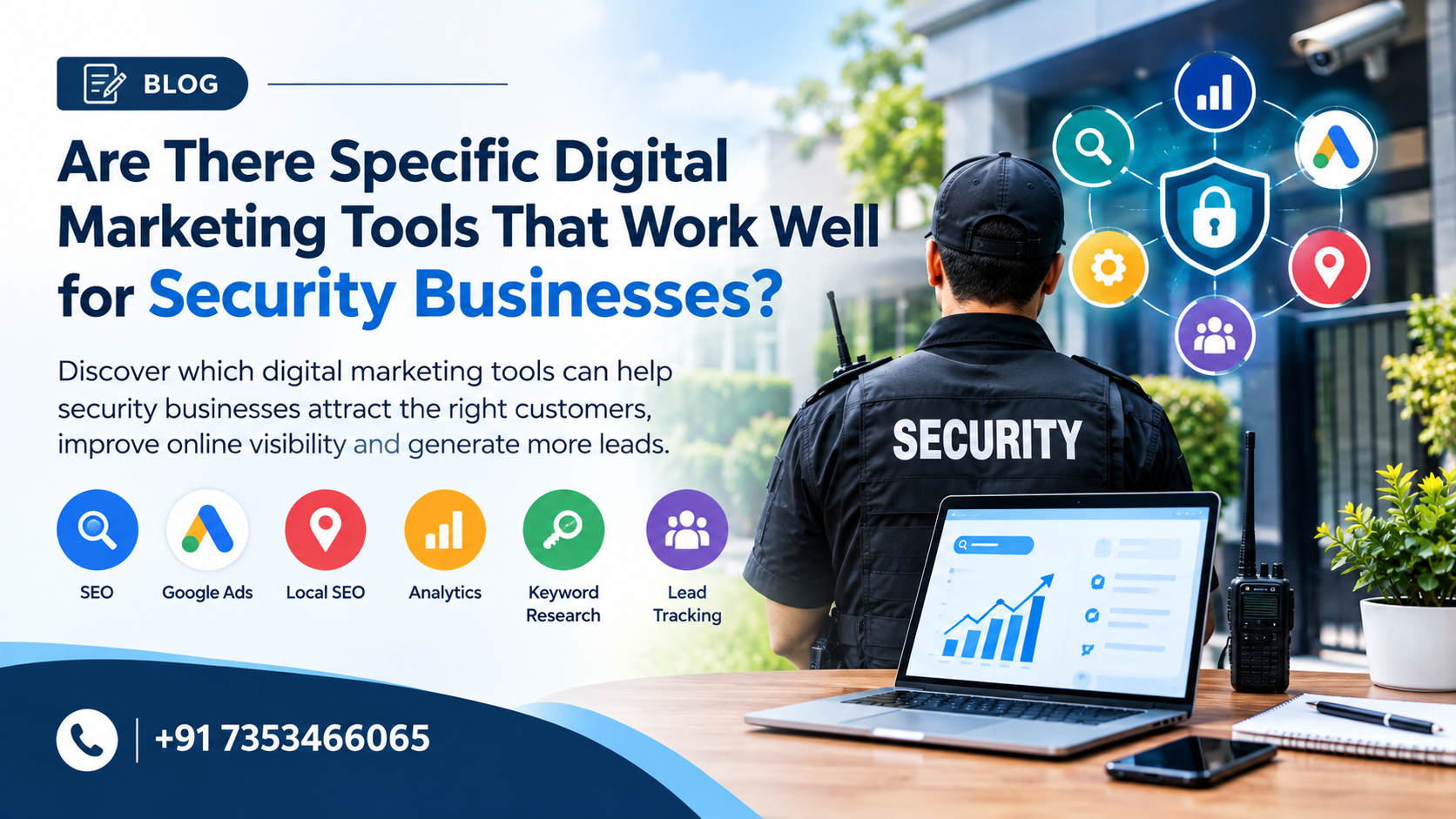Digital marketing tools for security businesses