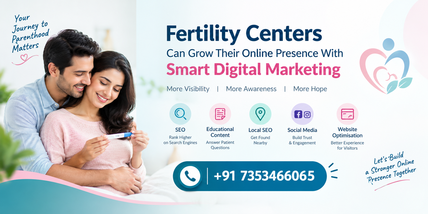 Fertility center digital marketing and SEO strategies